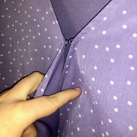 Maurices Polka•Dot Blouse 💜 - Picture 7 of 16